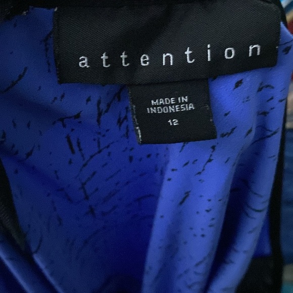 Attention Blue Mini Dress - Picture 7 of 8